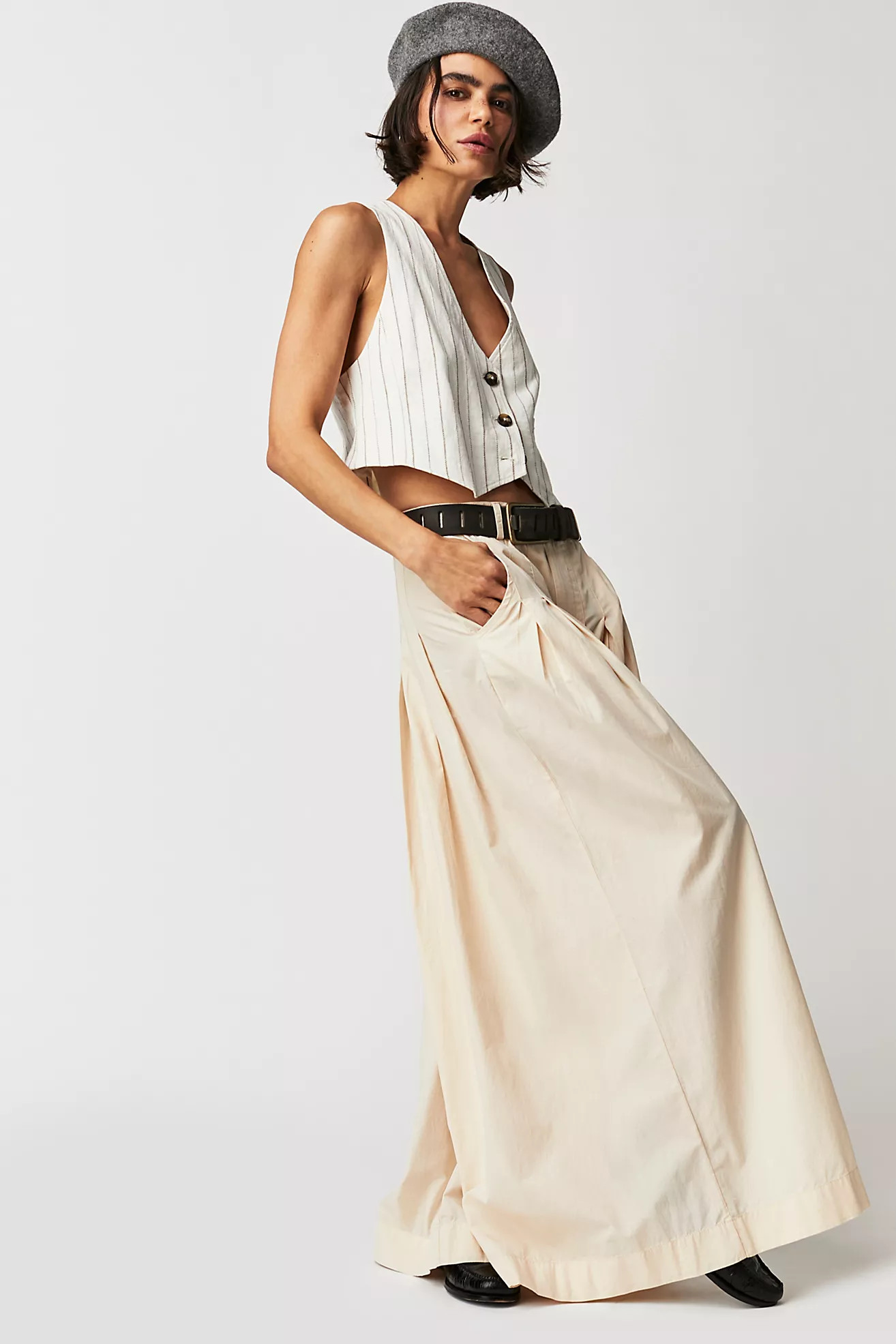 Cassia Pleated Trousers | Free People (Global - UK&FR Excluded)