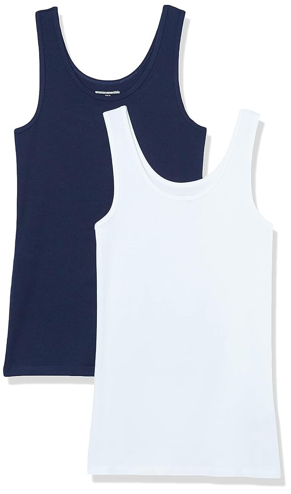 Amazon Essentials Women's Slim-Fit Tank Top, Pack of 2 | Amazon (US)