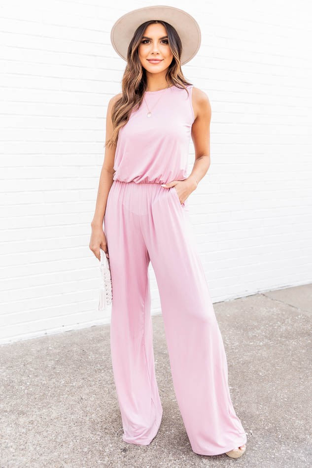 So Much Love Mauve Jumpsuit | Pink Lily