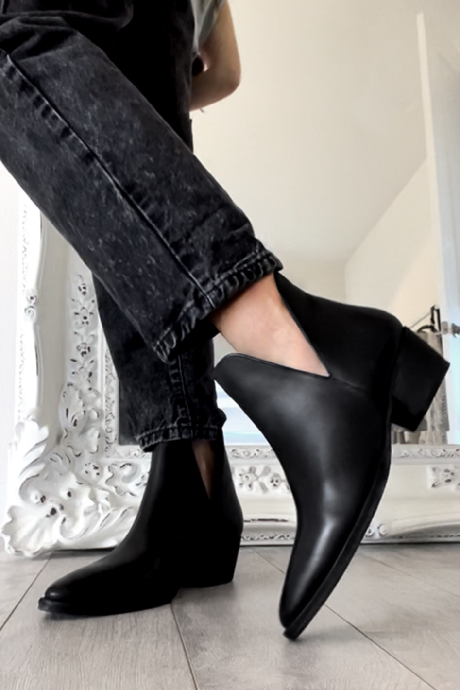 Get yourself a good low ankle bootie this season 🖤

Ankle boots
Low ankle boots 
Cool boots
Edgy boots
Black boots
Flat black boots 
Casual black boots


#LTKshoecrush #LTKunder100 #LTKstyletip