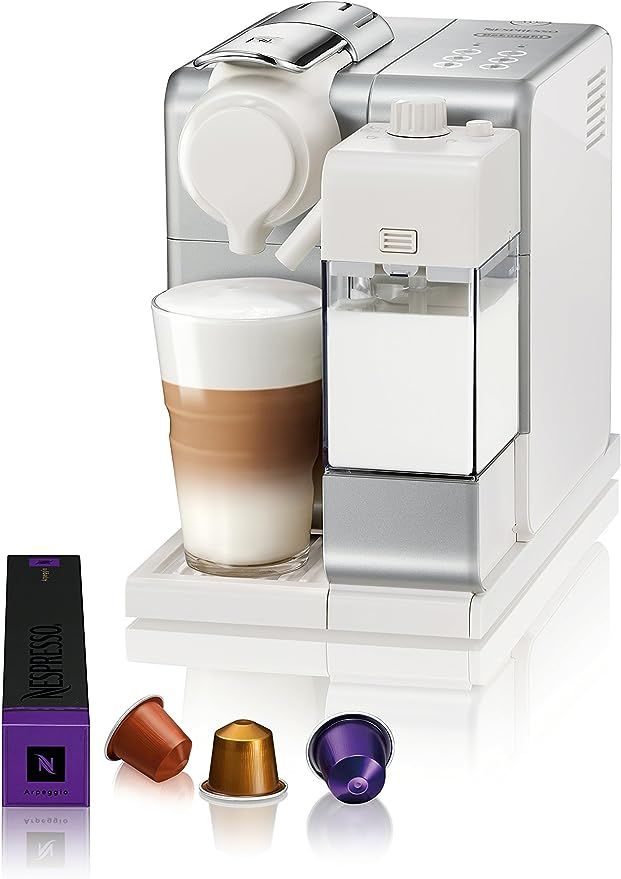 Nespresso Lattissima Touch Original Espresso Machine with Milk Frother by De'Longhi, Frosted Silv... | Amazon (US)