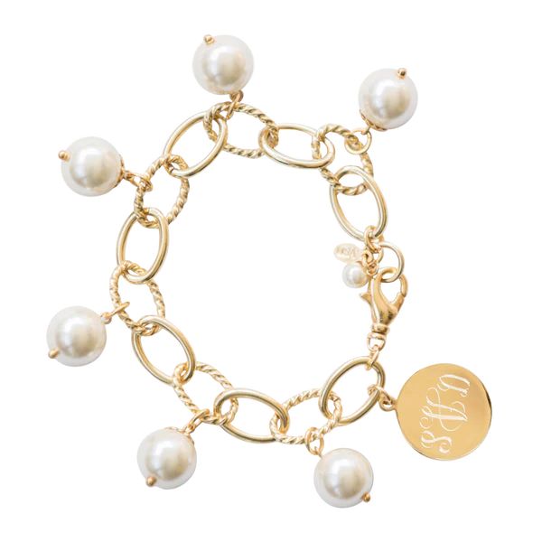 Pearl Drop Chain Bracelet | Kiel James Patrick