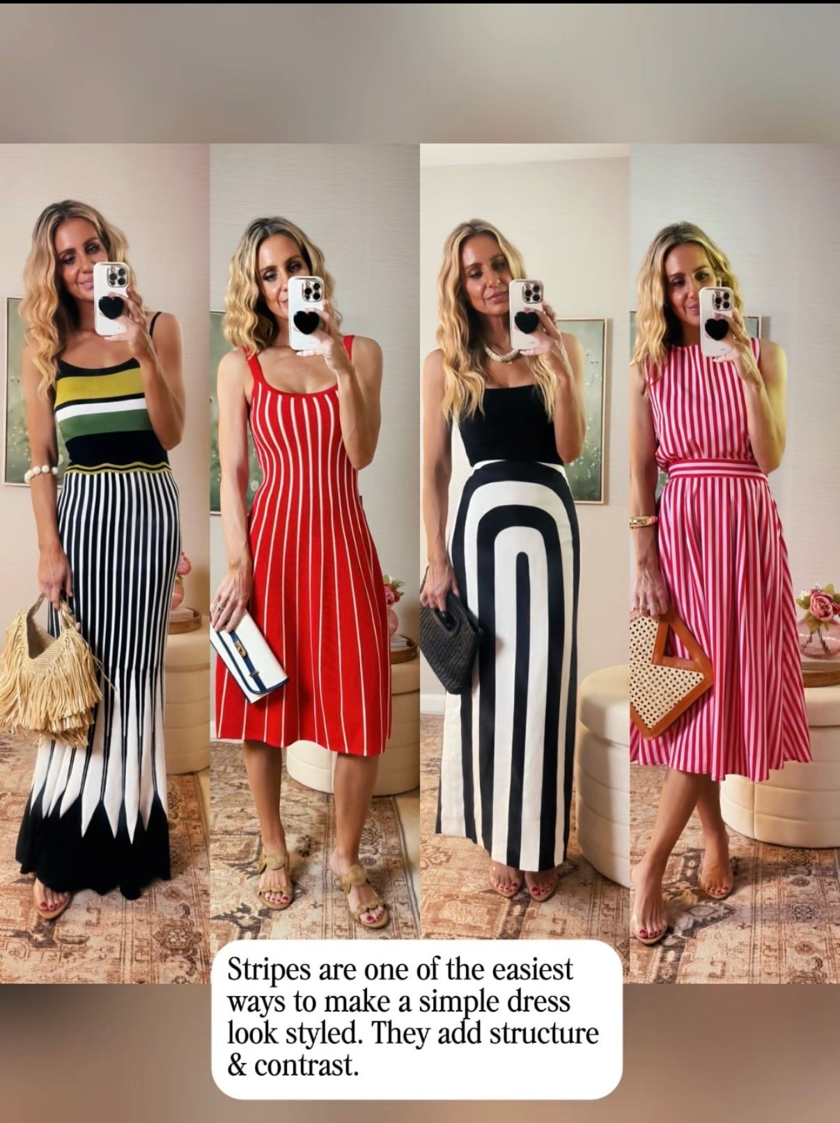 High low stripes! Great summer outfits.

#LTKU #LTKOver40 #LTKMidsize