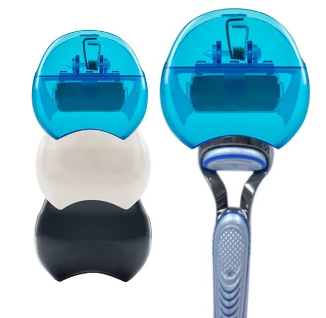 Men and Women Safety Razor Holder - Clip-On Cover Anti-Rust Blade Razor Protector Travel Size (3 ... | Amazon (US)