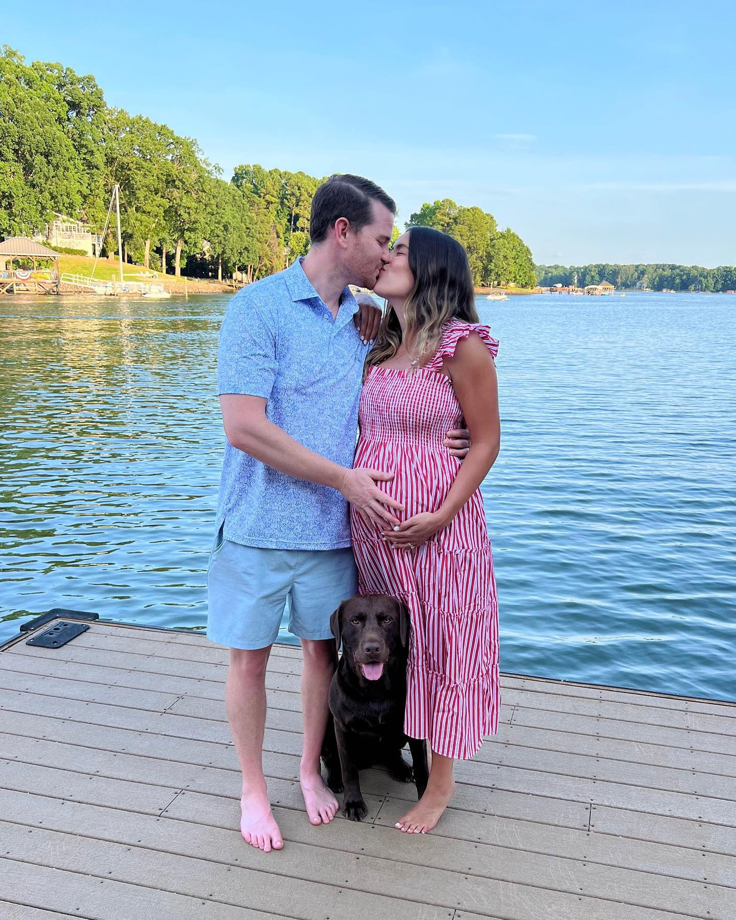 The one before three turns into four ❤️🤍🩵
.
#4thofjuly #summervibes #feelslikesummer #babymooning #babybumpstyle #ltkbump

#LTKBaby #LTKBump #LTKSeasonal