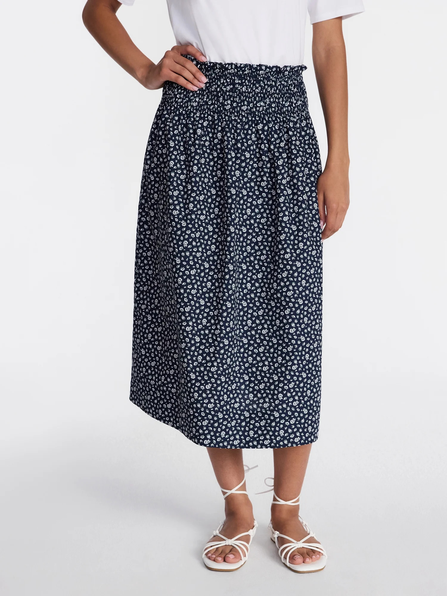 Time and Tru Women's Smocked Skirt, Sizes XS-XXXL | Walmart (US)