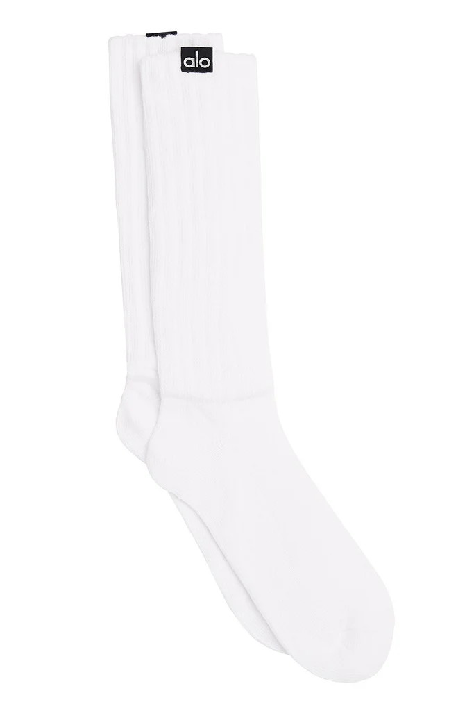 Scrunch Sock - White | Alo Yoga (US)