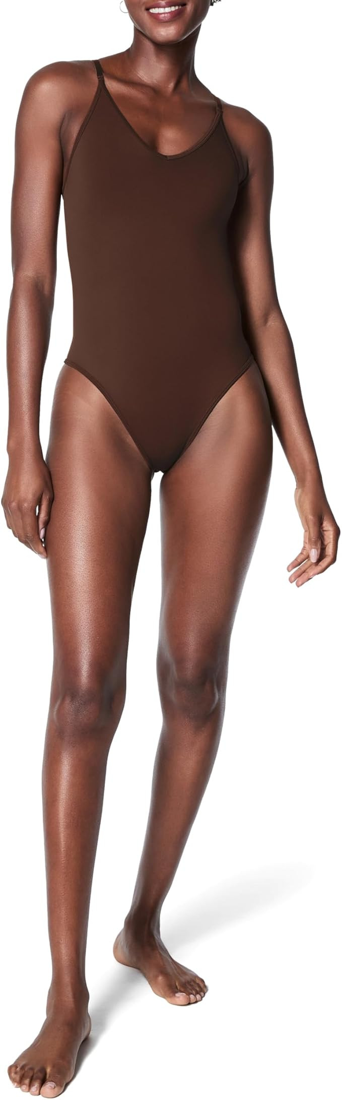 SPANXsculpt Seamless Power Thong Bodysuit - Soft, Seamless Shapewear for Women - Adjustable Strap... | Amazon (US)