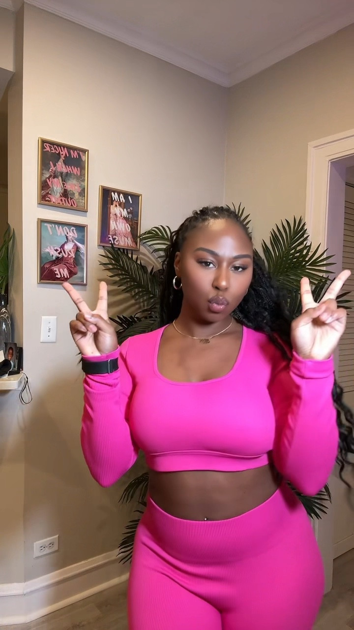 Started the day with a little movement! ✨🧘🏾‍♀️💕 This pink set from Amazon is so comfy, stretchy and perfect for yoga, pilates, or just looking cute while stretching. Honestly could have sized down  Who’s joining our next class? 👀 

5’3 | 170 lbs | Size M

Matching Workout Sets, Pink Activewear, Yoga Outfit, Pilates Outfit, Amazon Finds, LTK Activewear, Comfortable Workout Clothes, Athleisure Set, Gym Girlies, Fitness Fashion, Wellness Routine, Group Workout, Yoga Class Vibes, Stretching Essentials, Cozy Activewear, Amazon Fashion, Trendy Gym Wear, Fitness Must-Haves, Women’s Workout Clothes, Soft Life Fitness, Cute & Comfy, 4LW Fitness, Gym Besties

#LTKStyleTip #LTKActive #LTKFindsUnder50