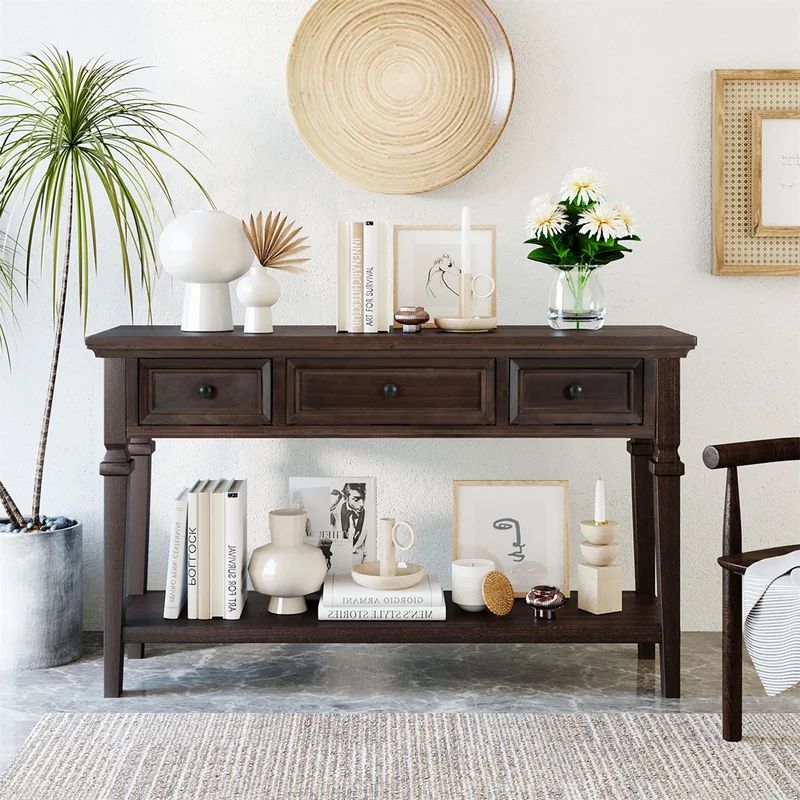 Brookhill 50'' Solid Wood Console Table | Wayfair North America