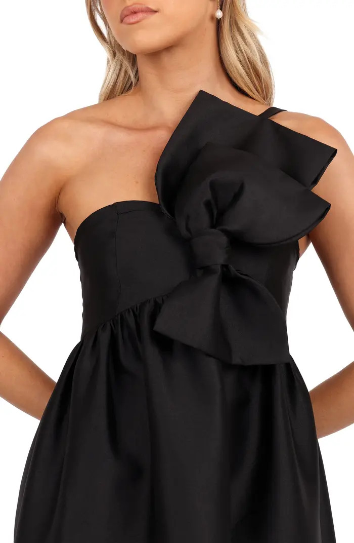 Petal & Pup Betina Bow One-Shoulder Gown | Nordstrom | Nordstrom