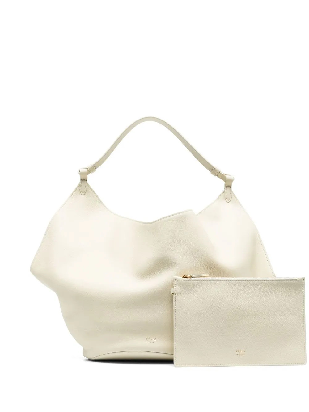 Khaite Lotus leather tote | Farfetch Global