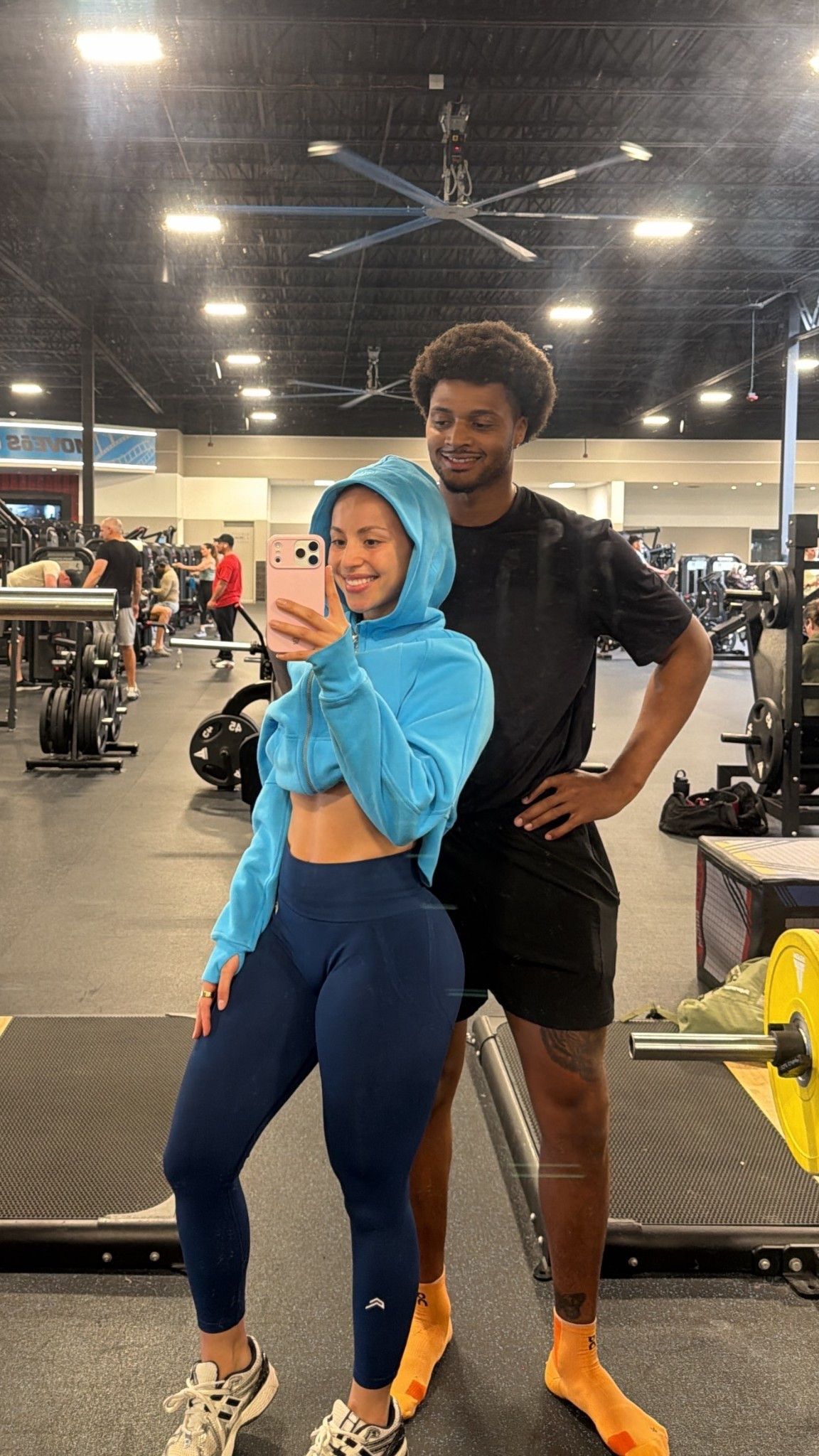 Gym OOTD 🩵🩵

#LTKselfcare #LTKActive #LTKfitnessgoals