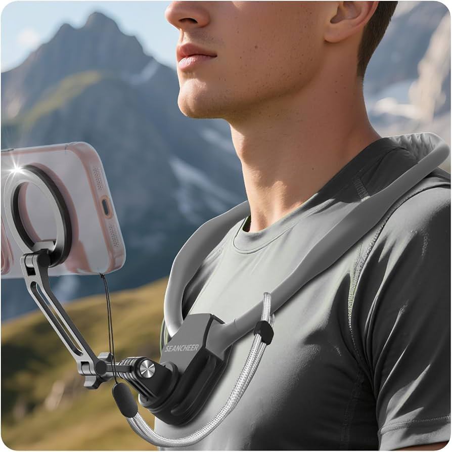\u30102026 Extended Long\u3011Magnetic Neck Mount for Phones,Neck Phone Holder | Amazon (US)