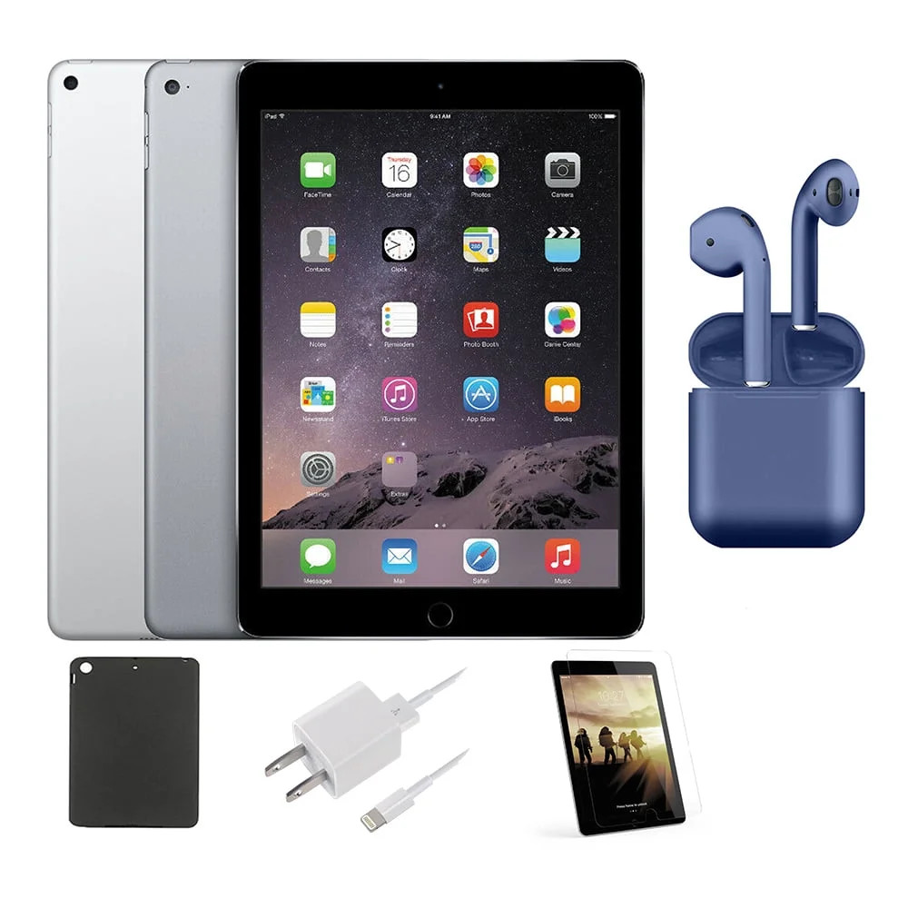 Restored | Apple 9.7-inch iPad Air | Wi-Fi Only | 32GB | Bundle: Case, Pre-Installed Tempered Gla... | Walmart (US)