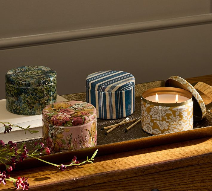 Printed Candle Tin | Pottery Barn (US)