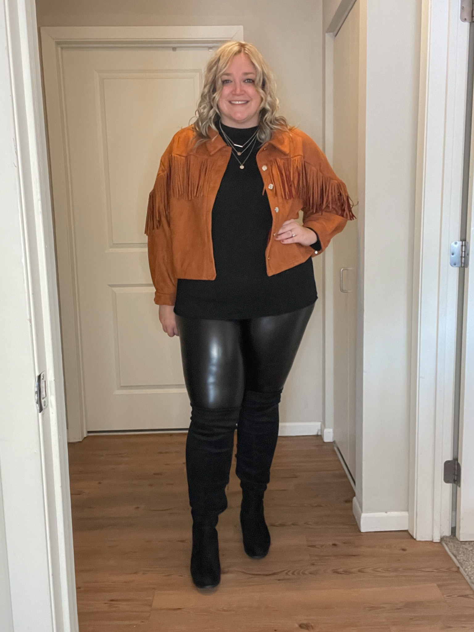 Elevate an all black look with a statement jacket.

#LTKunder100 #LTKcurves #LTKstyletip