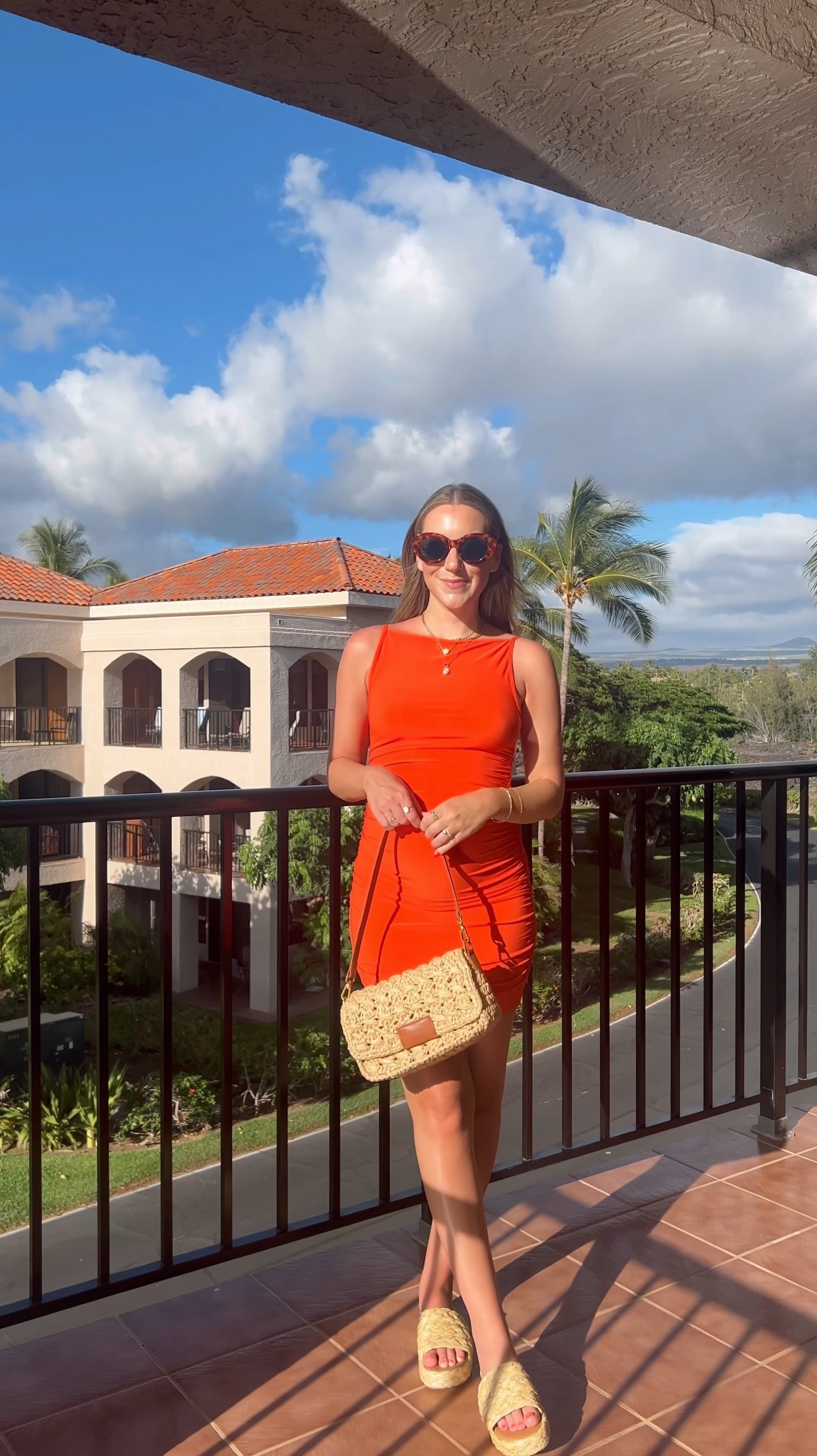 A little ootn for our first night in Hawaii🌴☀️ I can’t get over how cute (and comfortable) this dress is! It’s so stretchy, so great for a growing bump! My sandals are currently 20% off and my bag and sunglasses are Amazon finds! 

Hawaii style | bump friendly | pregnant | vacation style | summer style 

#LTKStyleTip #LTKBump