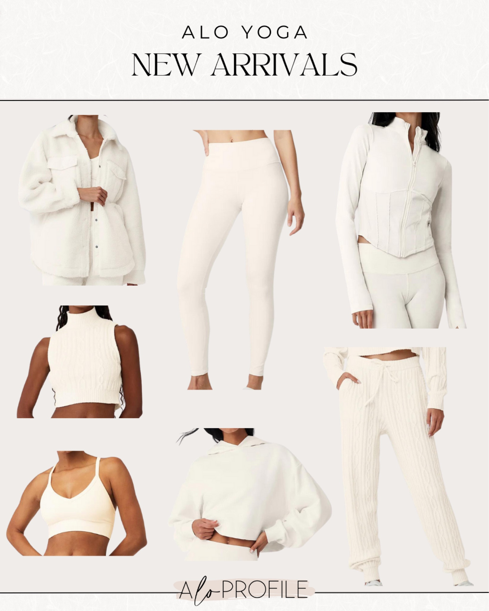 Alo Yoga new winter white collection! 