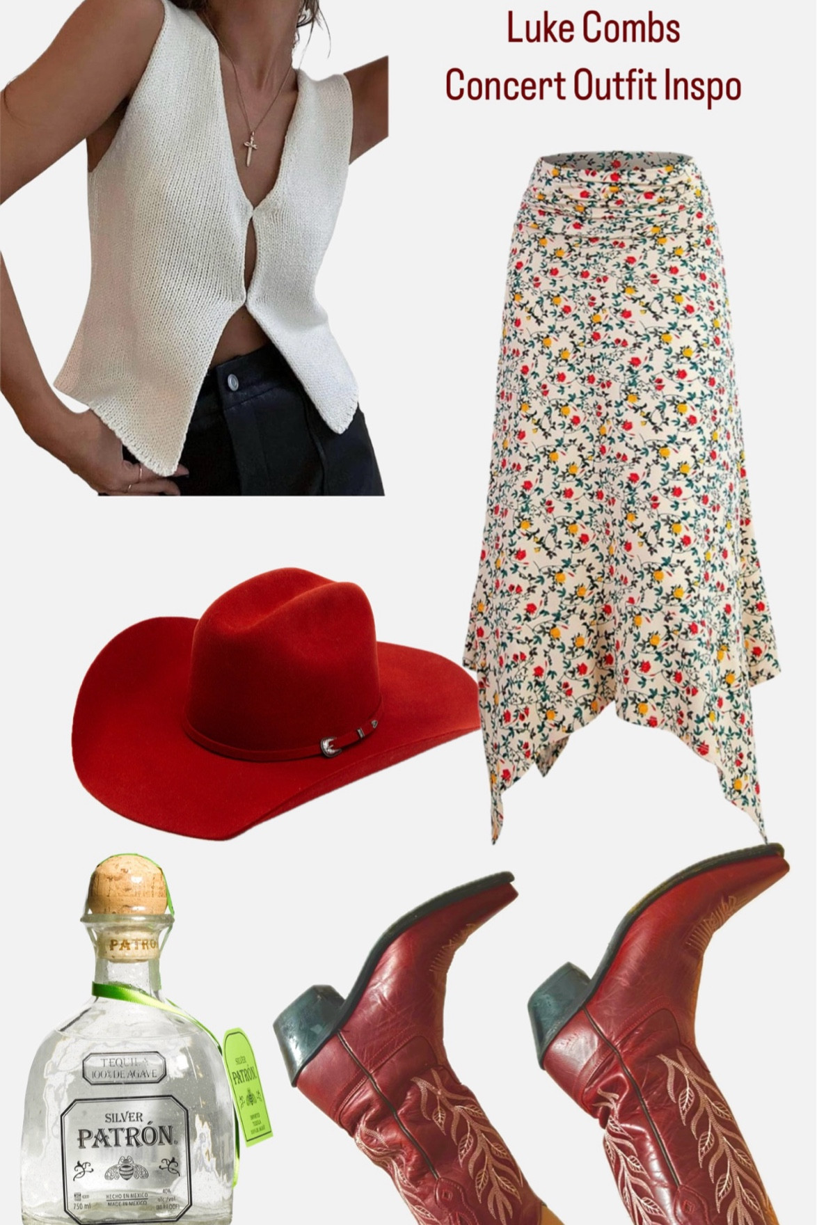 Country concert outfit inspo