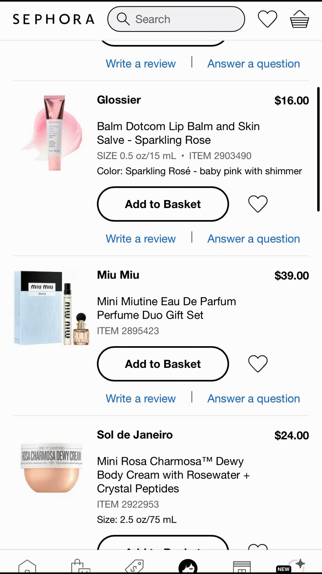 Sephora sale is LIVE!🥳


I’m more of an Ulta girlie since I’m located right next to one, but here’s my most recent purchases!

I will alwayssss repurchase the One Size setting spray as you can see! It’s the perfect aerosol mist and works so well. 

Everything I got and more linked below!⬇️ 💋💄

#LTKmorningroutine #LTKgrwm #LTKBeauty