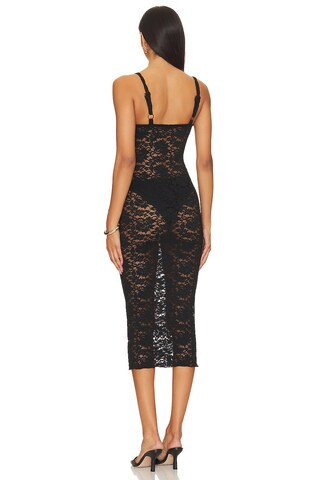 Nada Sheer Dress in Black | Revolve Clothing (Global)