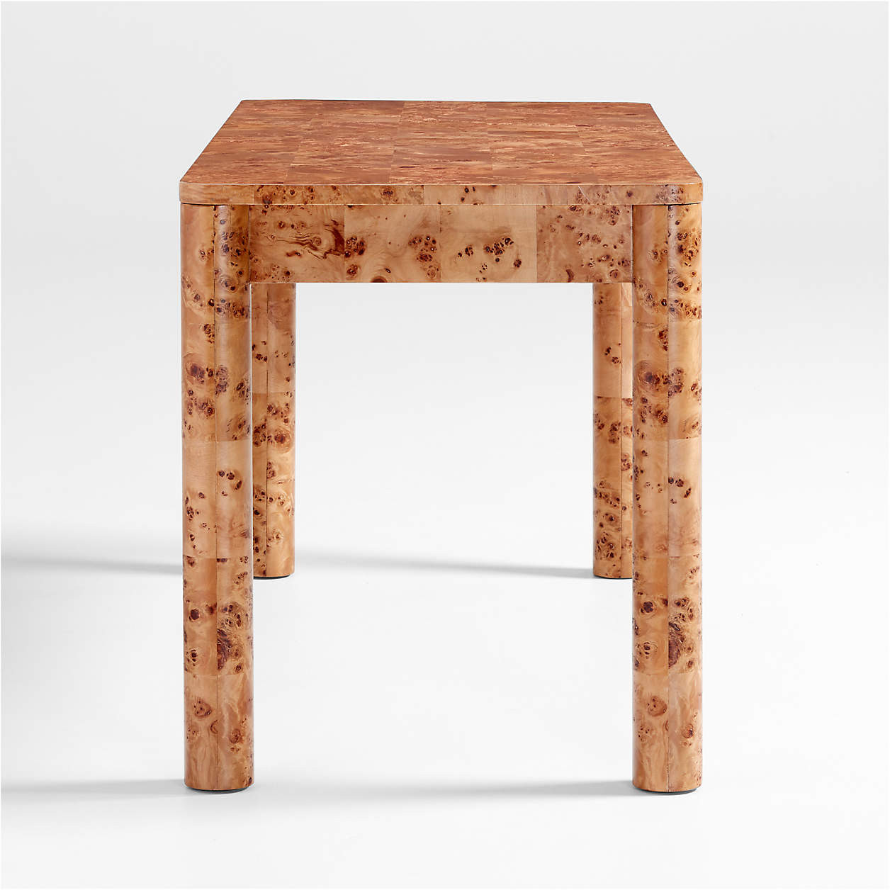 Emerson Mappa Burl Desk + Reviews | Crate & Barrel | Crate & Barrel