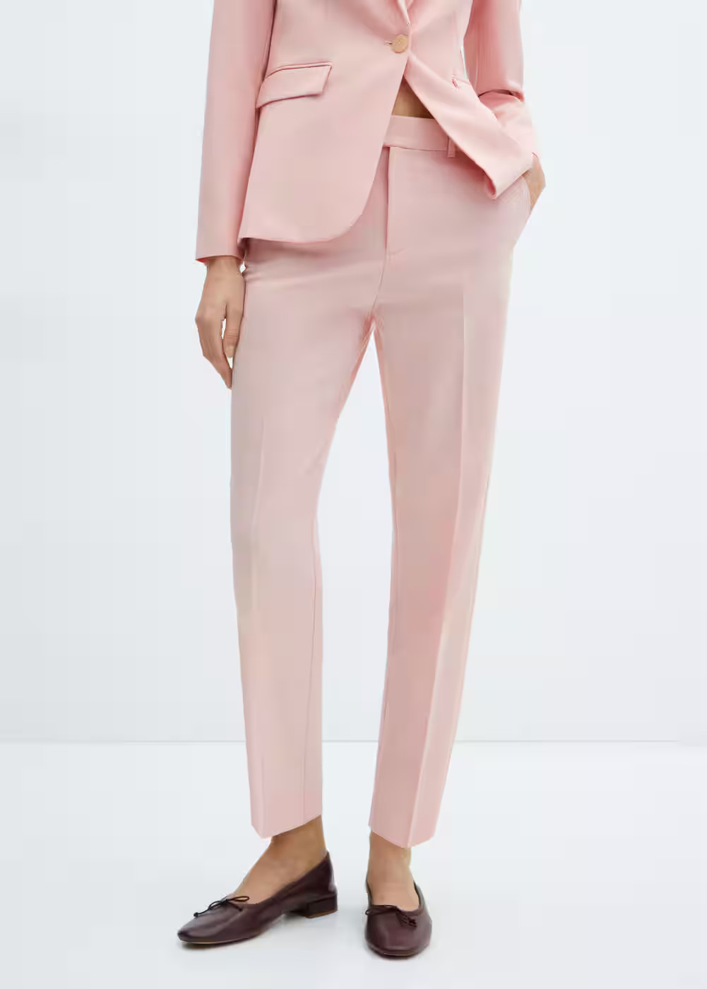 Straight suit pants -  Women | Mango USA | MANGO (US)