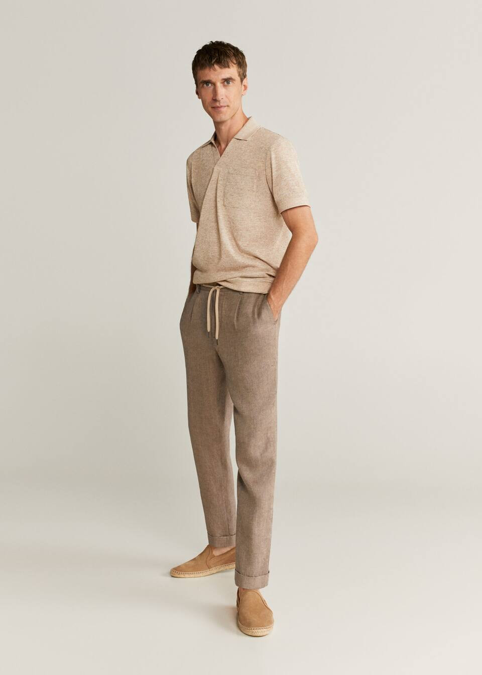 100% linen trousers | MANGO (US)