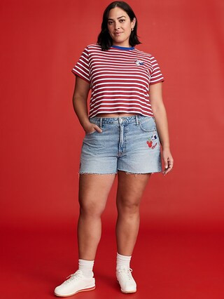 Old Navy x Disney© High-Waisted OG Jean Cut-Off Shorts -- 3-inch inseam | Old Navy (CA)