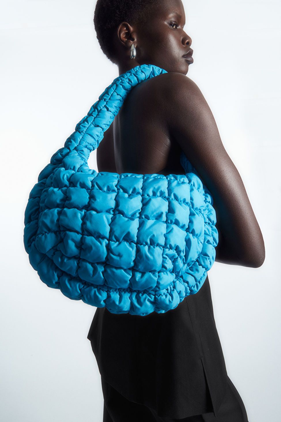 QUILTED MINI BAG - BRIGHT TURQUOISE - COS | COS UK