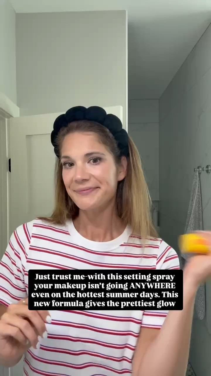 This setting spray has officially earned a permanent spot in my makeup routine. It locks everything in without feeling sticky, keeps my makeup looking fresh through the heat, and the updated formula leaves the prettiest natural glow instead of a flat finish.

Setting spray, long lasting makeup, beauty favorite, summer makeup, makeup routine, glowy skin, sweat proof makeup, makeup essentials, beauty must haves, everyday beauty, makeup products, StangandCo

#LTKBeauty #LTKgrwm #LTKdayinmylife
