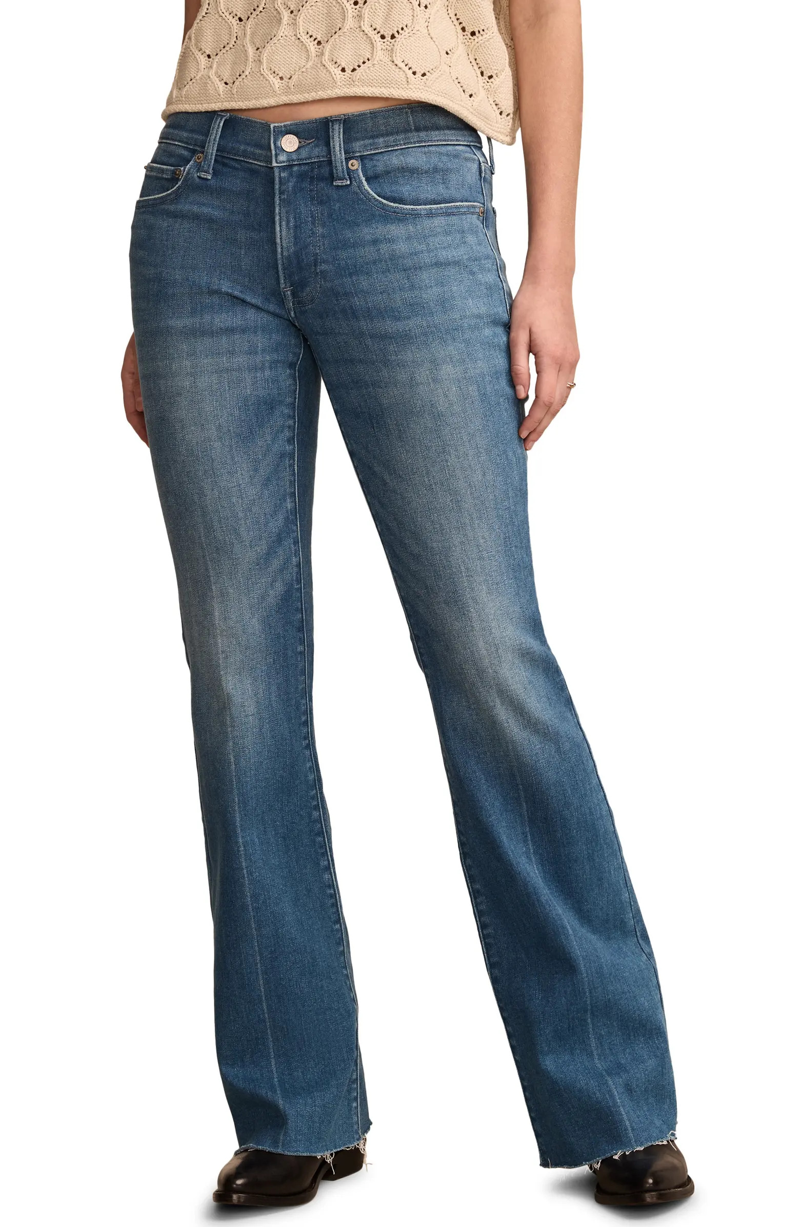 Sweet Mid Rise Flare Jeans | Nordstrom Rack