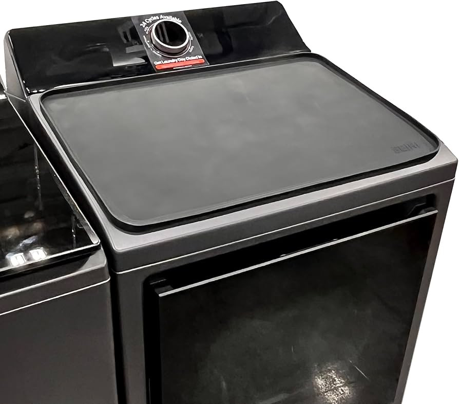 Washer and Dryer Covers for the Top, 26" x 18" Silicone Dryer Top Protector Mat Non-slip Waterpro... | Amazon (US)