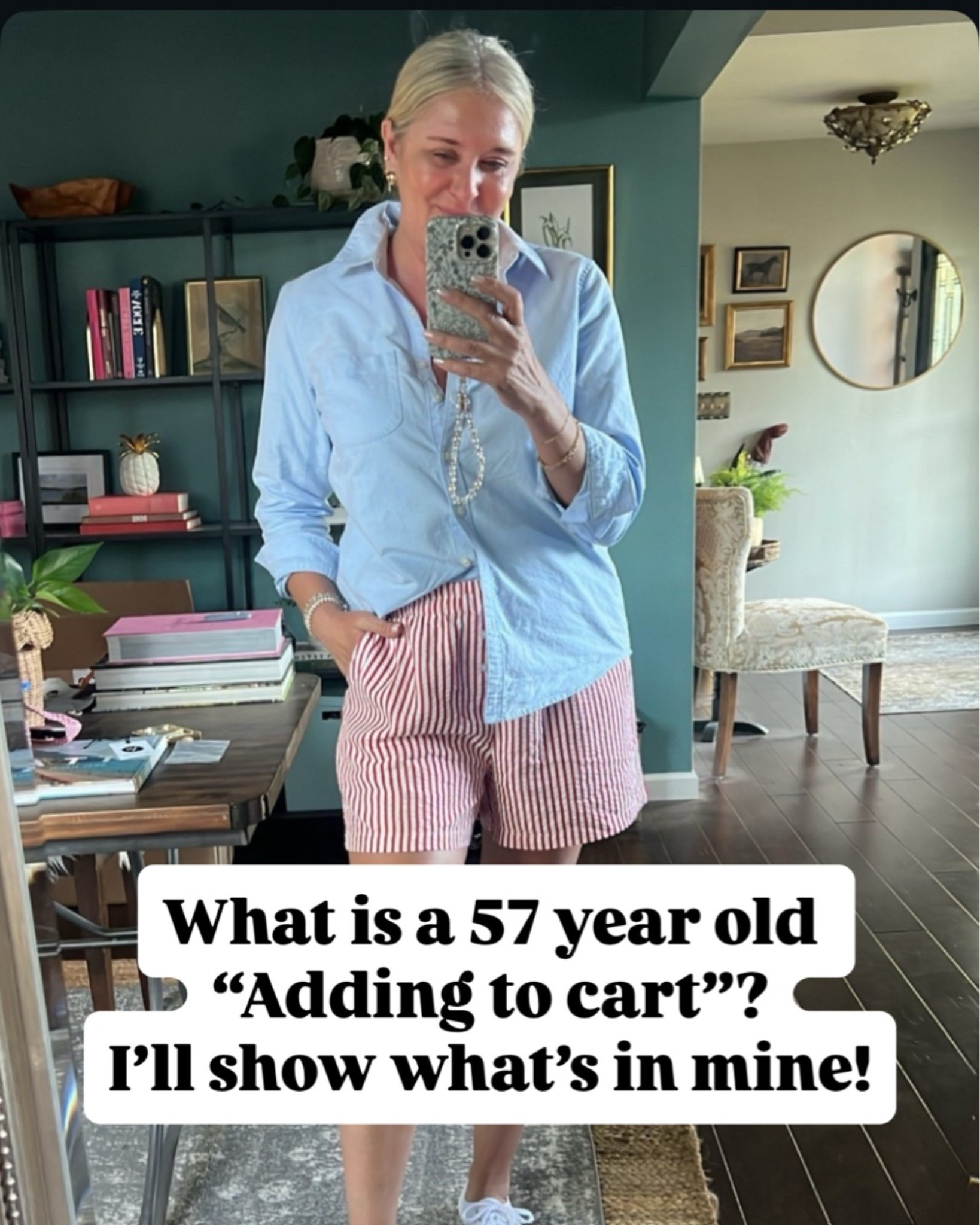 What is a 57 year old adding to 🛒 cart??

#LTKdayinmylife #LTKmomlife #LTKOver40