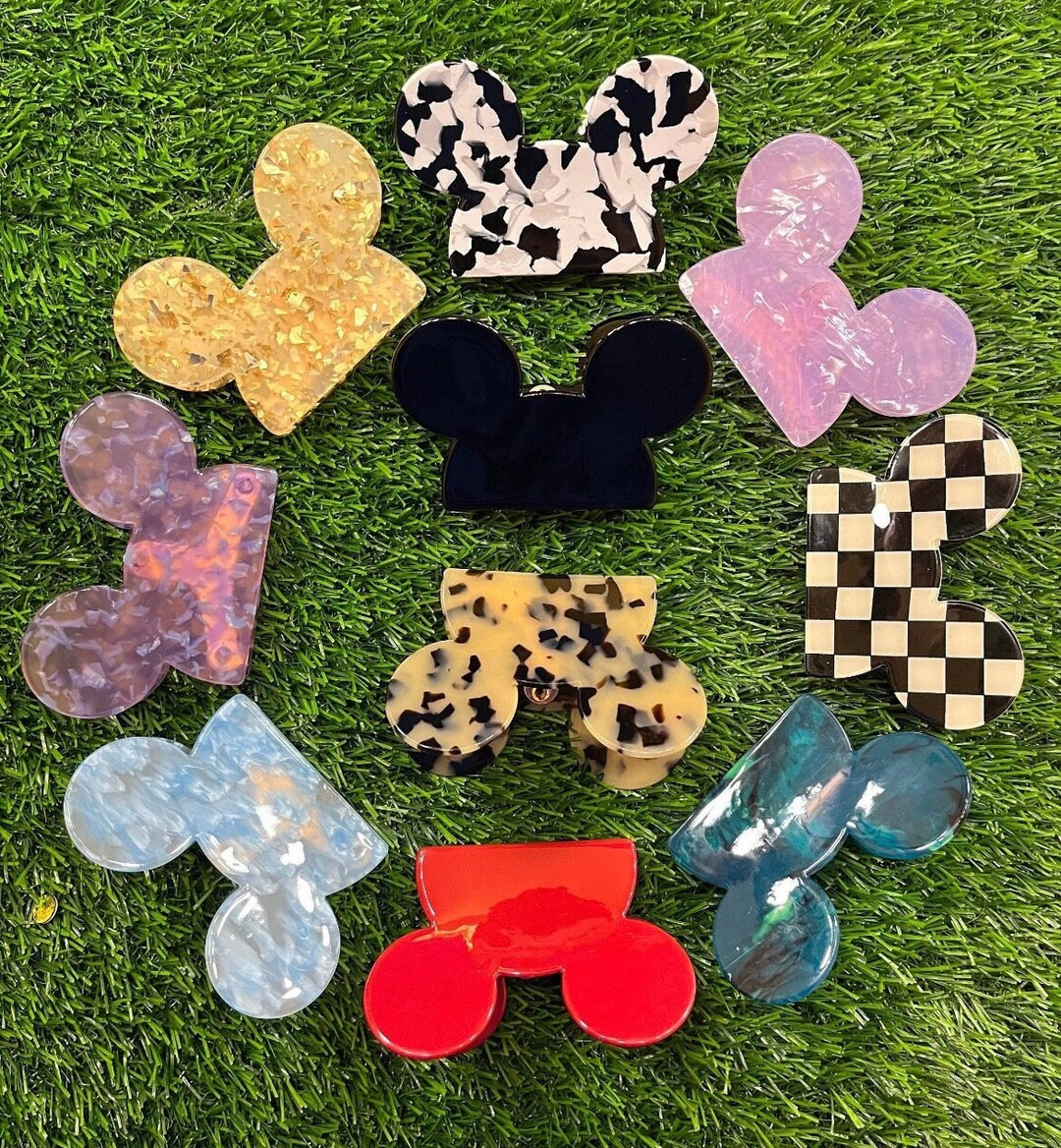 Mouse Ear inspired hair claw | Etsy (US)