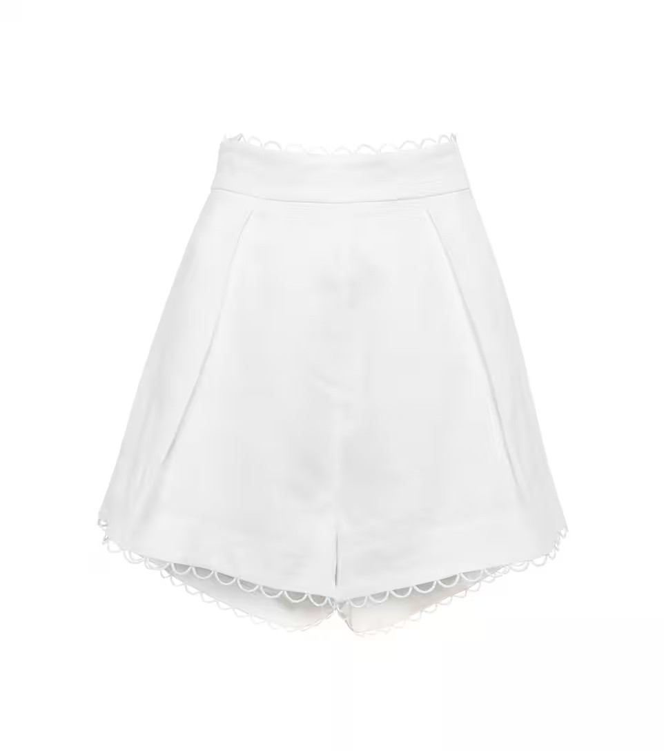 Rosa pleated linen shorts | Mytheresa (INTL)