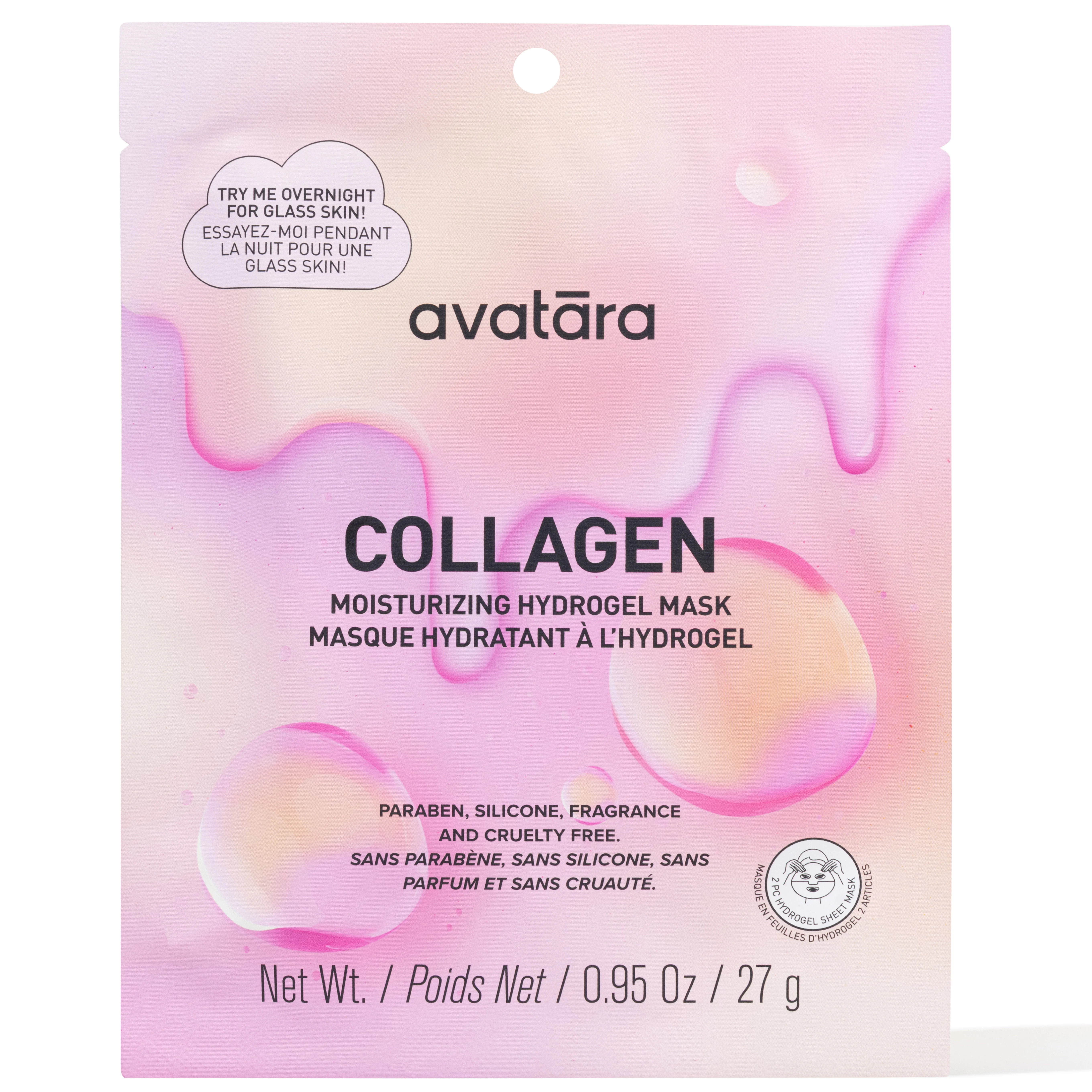 Avatara Moisturizing  Collagen Hydrogel Mask | Walmart (US)
