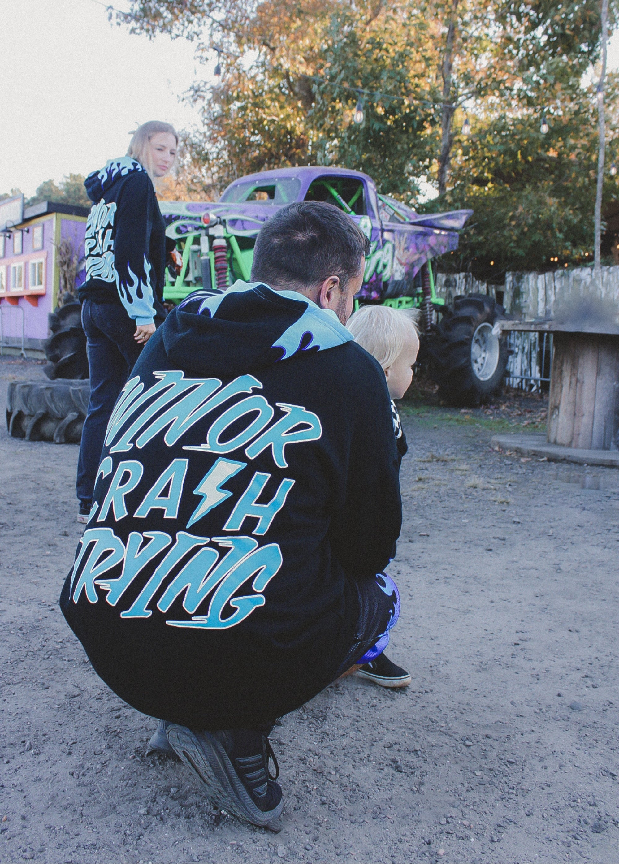 LT X RA Adult Heater Flame Hoodie | Little Trouble