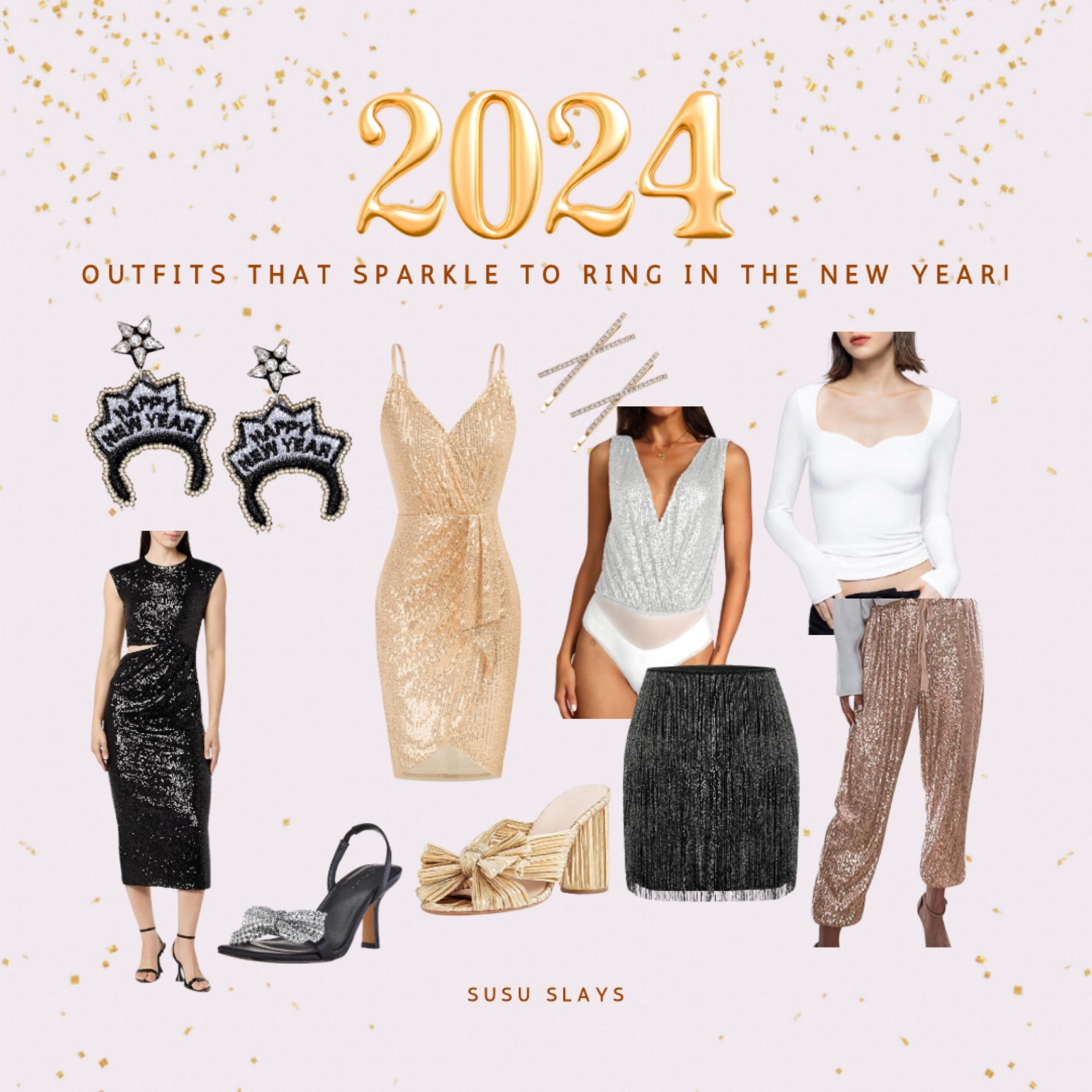 Lots of pretty pieces to sparkle in the new year! Everything is from Amazon and will arrive in time for New Year’s Eve! 

#LTKSeasonal #LTKparties #LTKHoliday