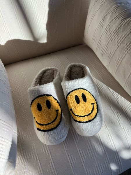smiley face slippers 

#LTKSeasonal #LTKshoecrush