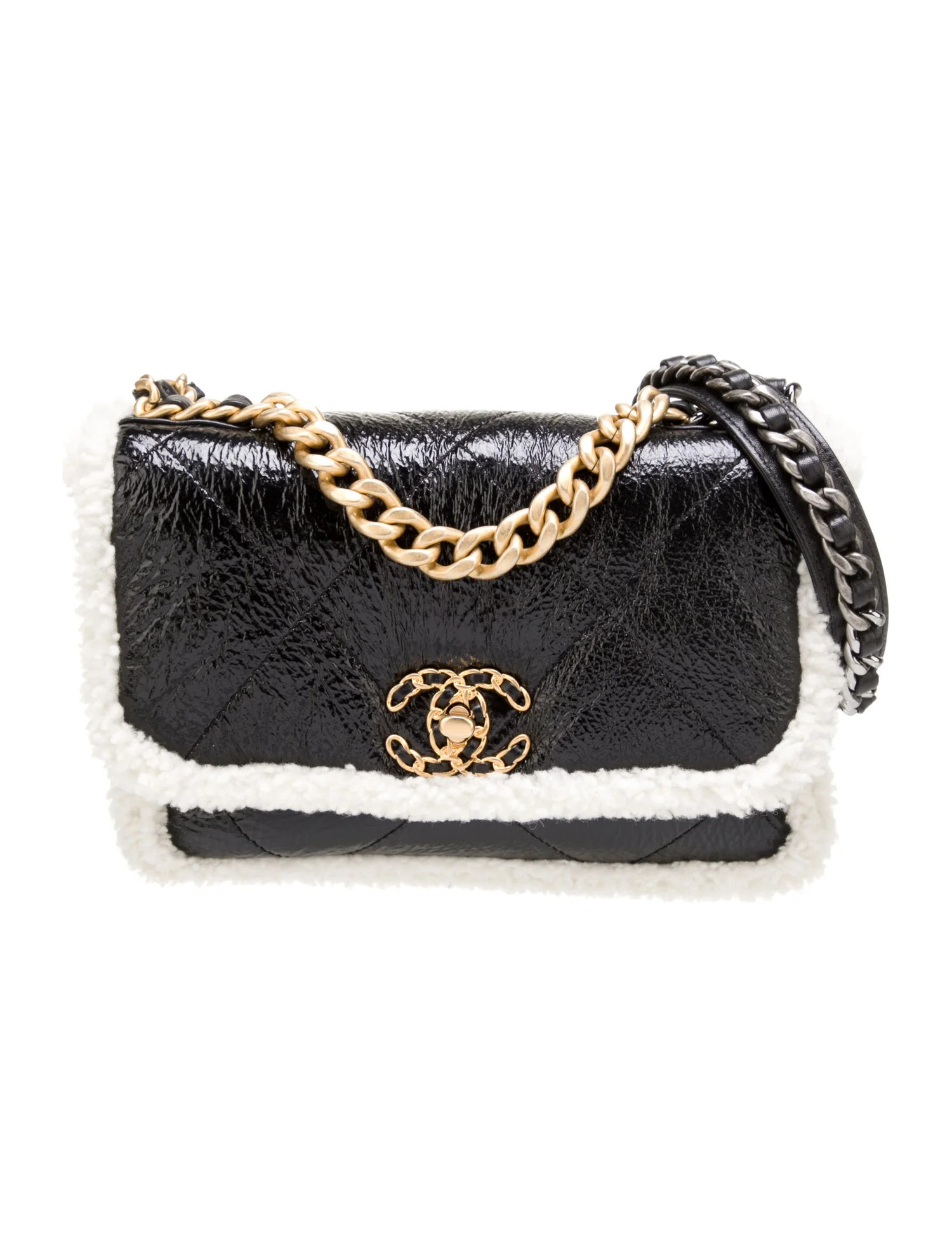 Medium Shearling 19 Flap Bag | The RealReal