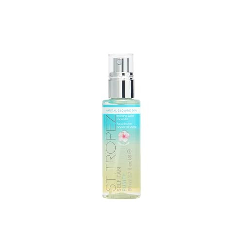 St.Tropez Self Tan Purity Bronzing Water Face Mist, Natural Sunkissed Glow with Hyaluronic Acid & Antioxidants, Vegan, Natural & Cruelty-Free Face Care, 2.7 Fl Oz | Amazon (US)