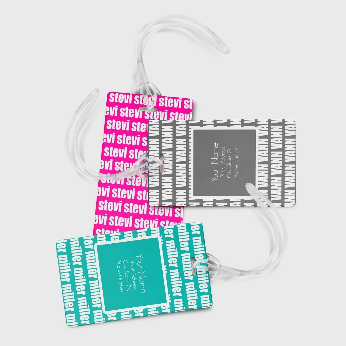 PERSONALIZED LUGGAGE TAG - BOLD | Highway 3