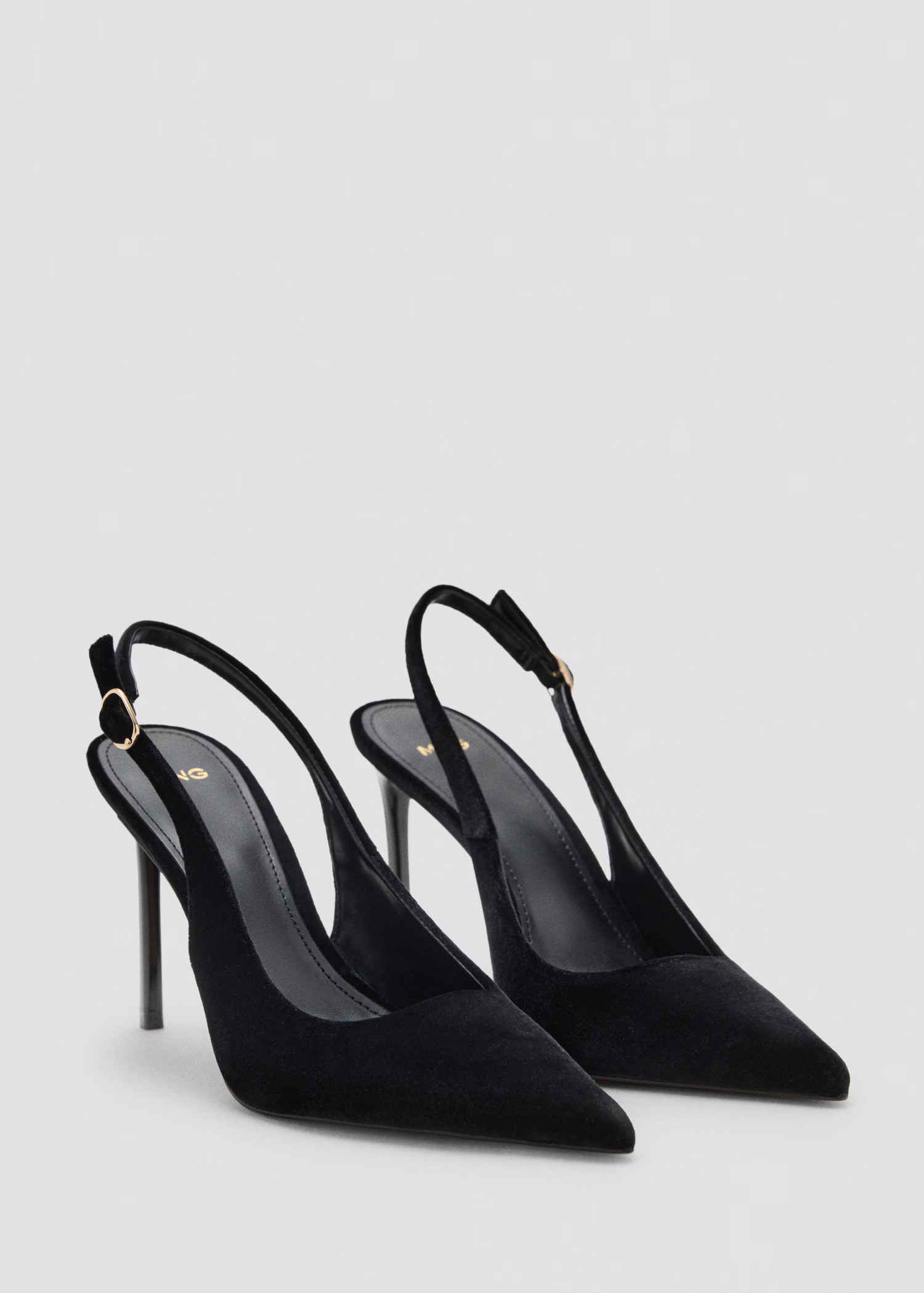 Velvet heeled shoes | MANGO (UK)