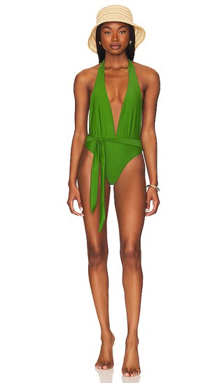 Simone One Piece in Green | Revolve Clothing (Global)