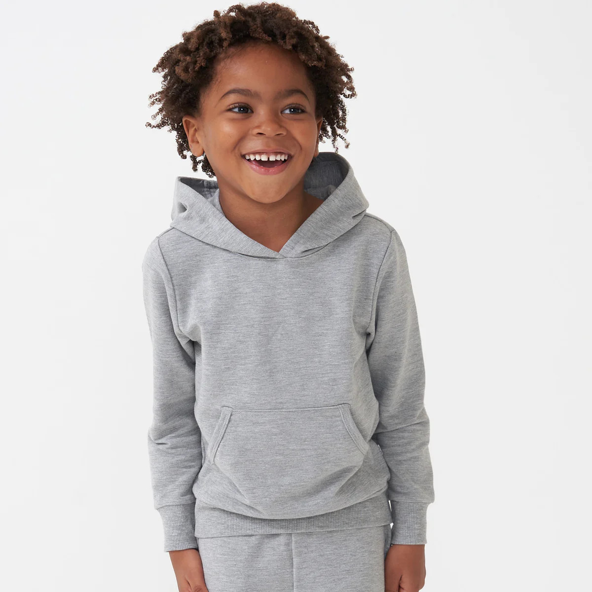 Heather Gray Pullover Hoodie | Little Sleepies