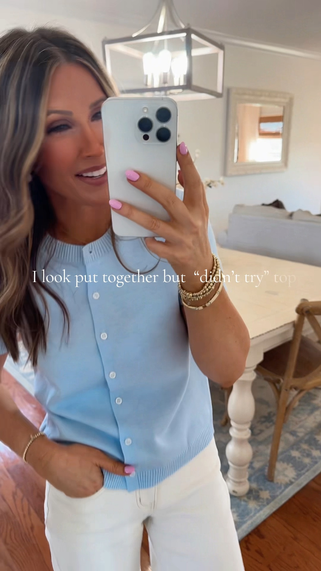 spring outfits 2026

Preppy summer outfit idea 💙

This little cardigan is so good for an easy, put together look 🙌

Lightweight, flattering, and perfect to throw on with denim, shorts, or even over a tank 💕

preppy summer outfit
lightweight cardigan outfit
cute everyday outfit


#preppystyle #everydayoutfit #momstyle #tiktokshopspringglowup 
#creatorsearchinsights 

#LTKSeasonal #LTKootd #LTKmomlife