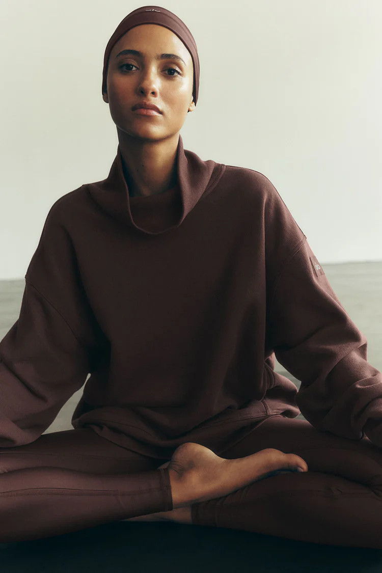Hazy Mock Neck Pullover | Alo Yoga (US)