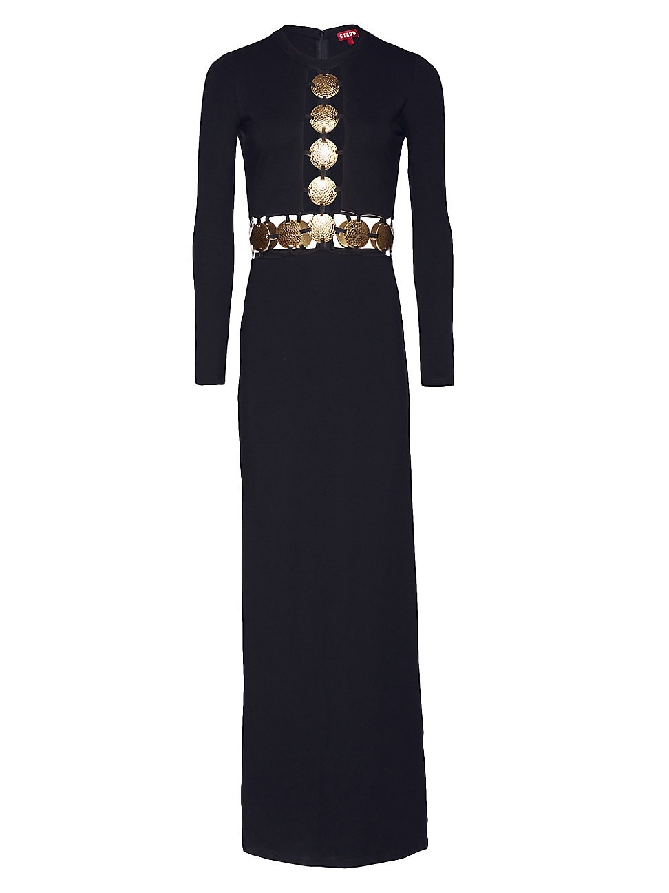 Women's Delphine Embellished Cutout Maxi Dress - Black - Size 10 | Saks Fifth Avenue
